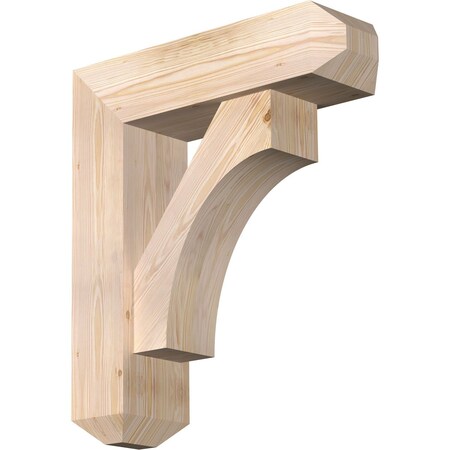 Ekena Millwork Westlake Craftsman Smooth Bracket w/ Offset Brace, Douglas Fir, 7 1/2"W x 26"D x 30"H BKT0806X26X30WTL04SDF